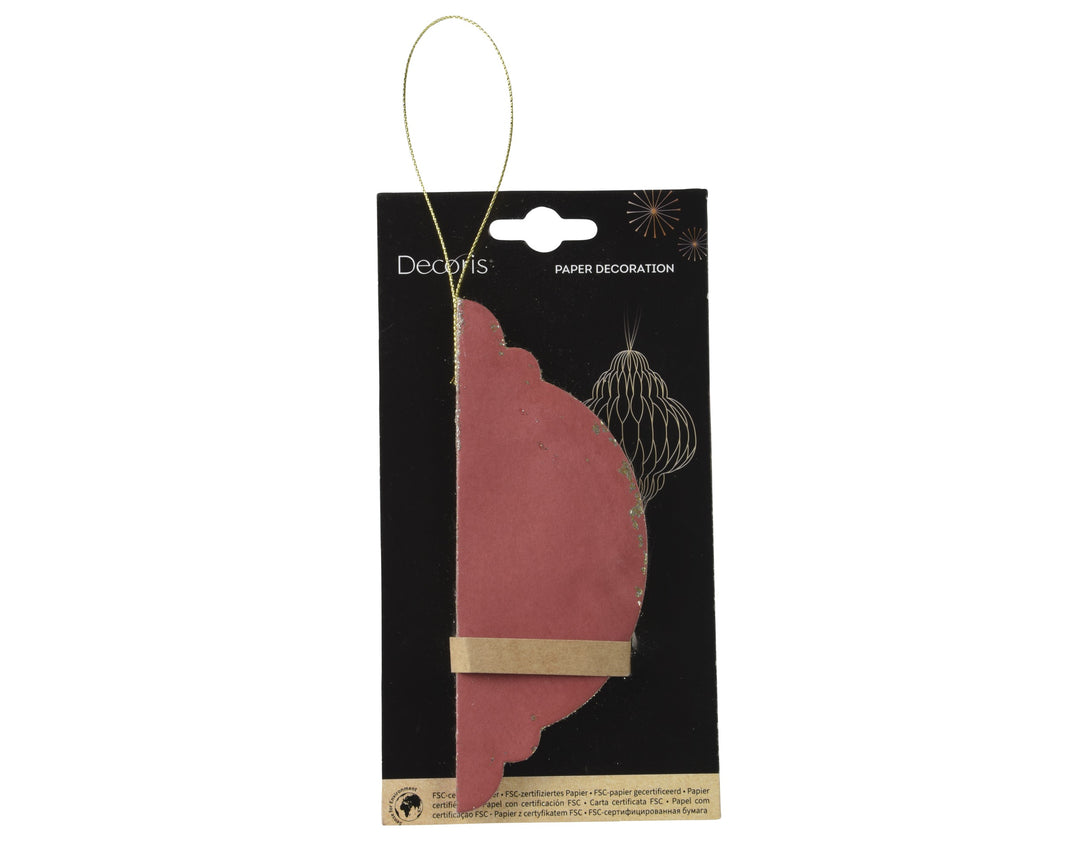 Decorazione Onion in Carta con Bordo Champagne