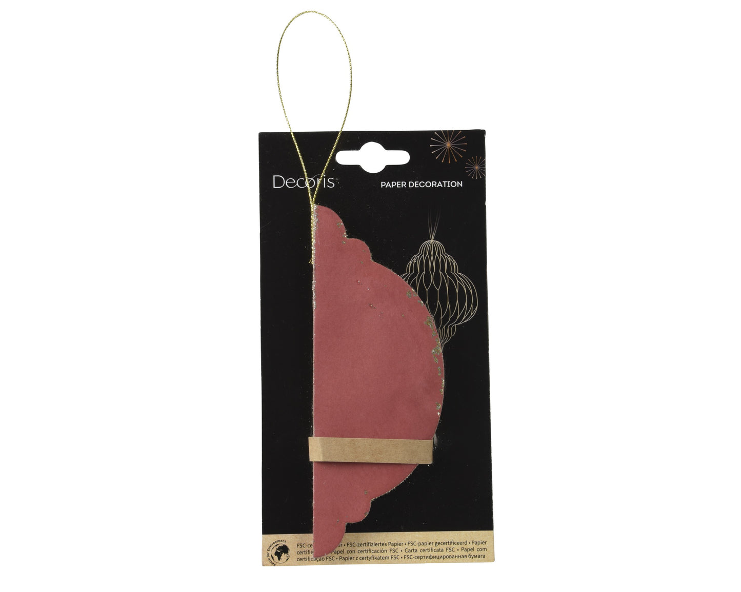 Decorazione Onion in Carta con Bordo Champagne