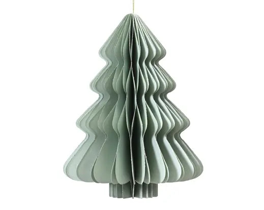 Albero Decorativo in Carta con Bordo Champagne