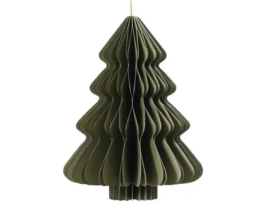 Albero Decorativo in Carta con Bordo Champagne