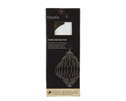 Decorazione Onion in Carta con Bordo Champagne