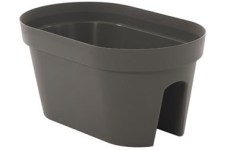 Cassetta da Ringhiera MYmood Rail 50x30 cm – Plastica Riciclata per Balcone