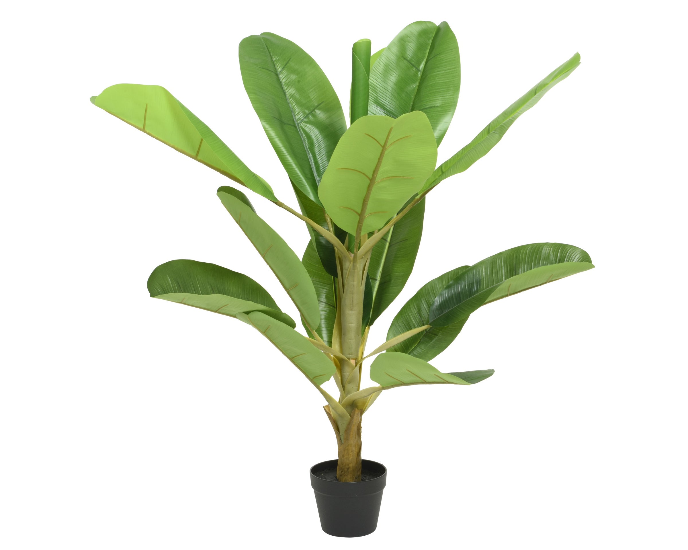 Pianta Artificiale Banano in Vaso H 120 cm