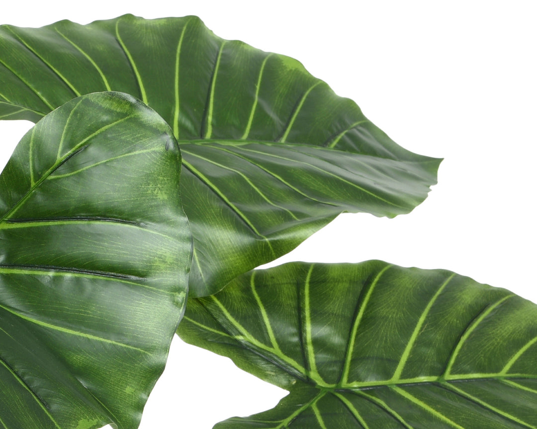 Pianta Artificiale Taro in Vaso H 91 cm – Effetto Tropicale