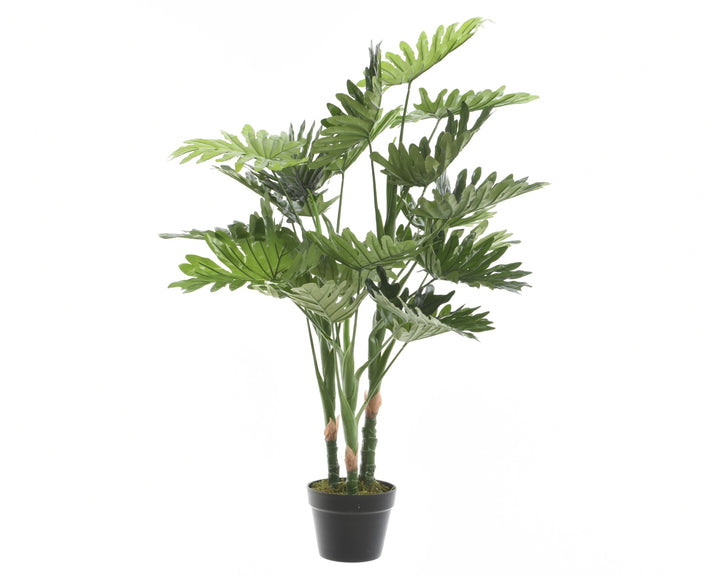 Pianta Artificiale Philodendron in Vaso H 100 cm – Effetto Naturale