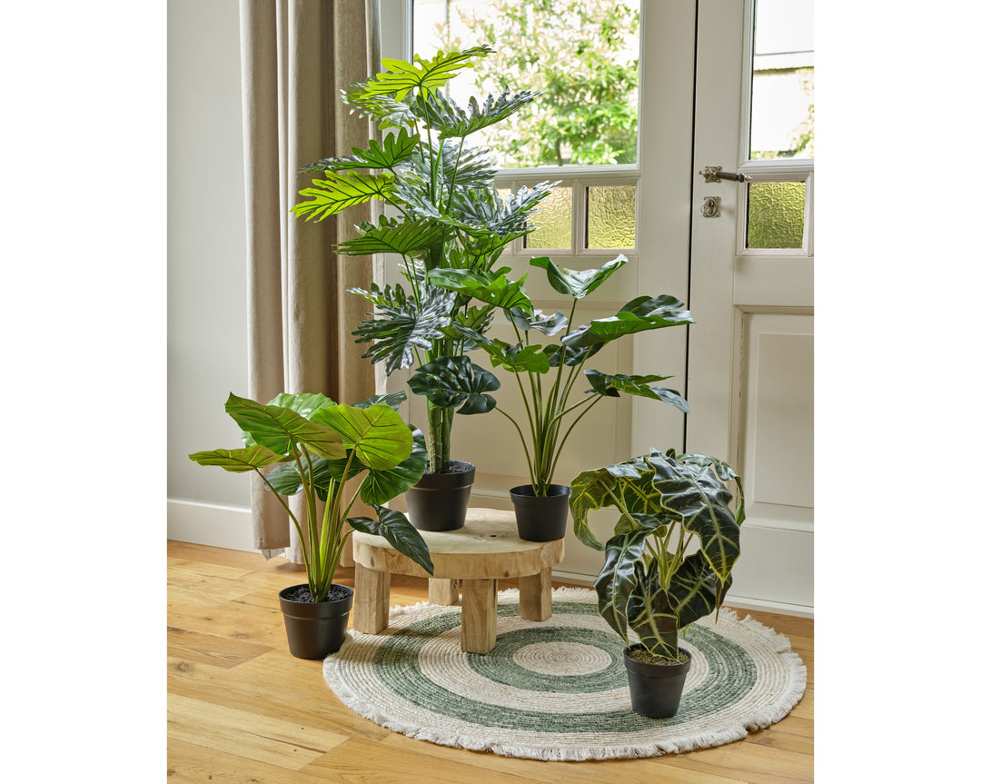 Pianta Artificiale Philodendron in Vaso H 100 cm – Effetto Naturale