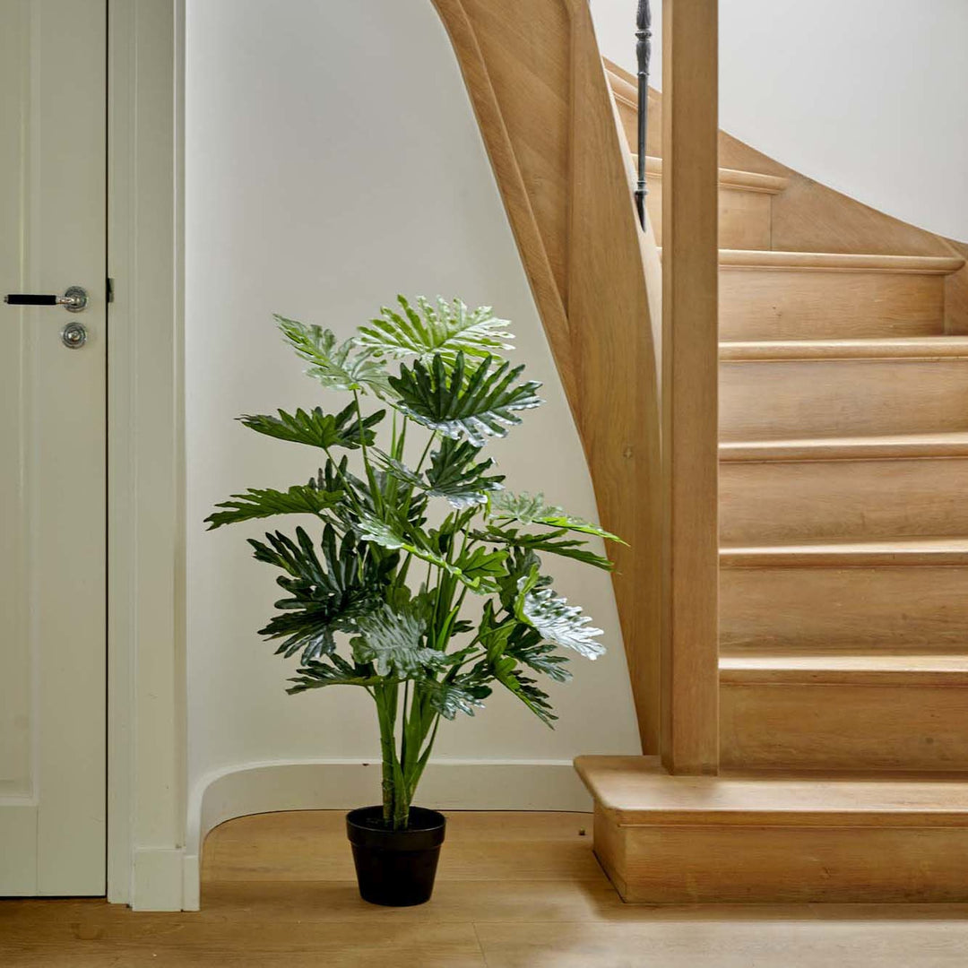 Pianta Artificiale Philodendron in Vaso H 100 cm – Effetto Naturale