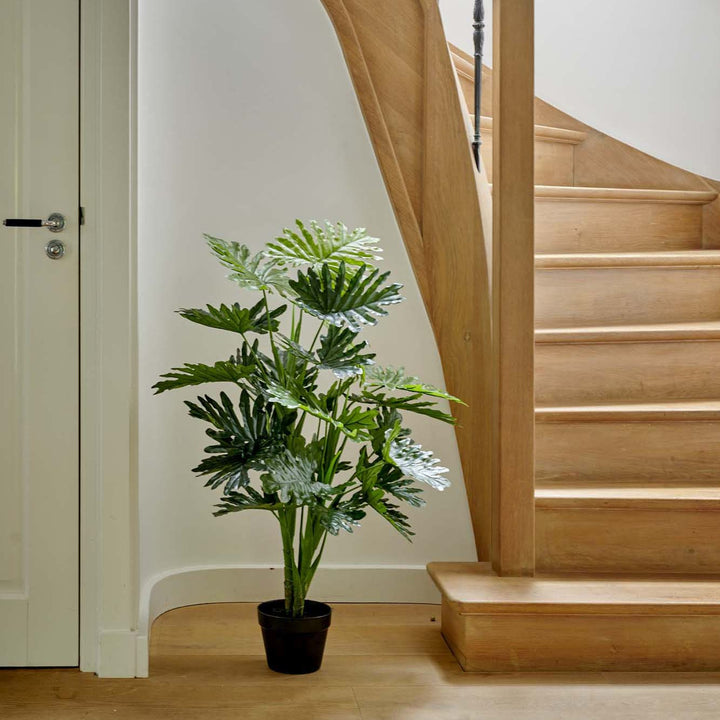 Pianta Artificiale Philodendron in Vaso H 100 cm – Effetto Naturale