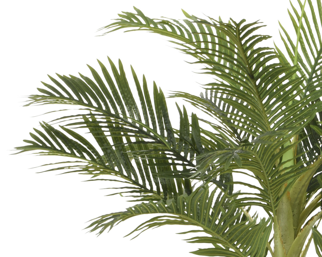 Palma Artificiale in Vaso H 230 cm – Foglie Setose in Poliestere