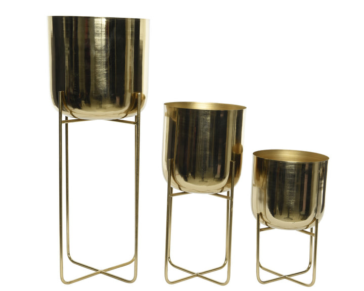 Fioriera in Ferro Color Oro – Design Elegante 806978