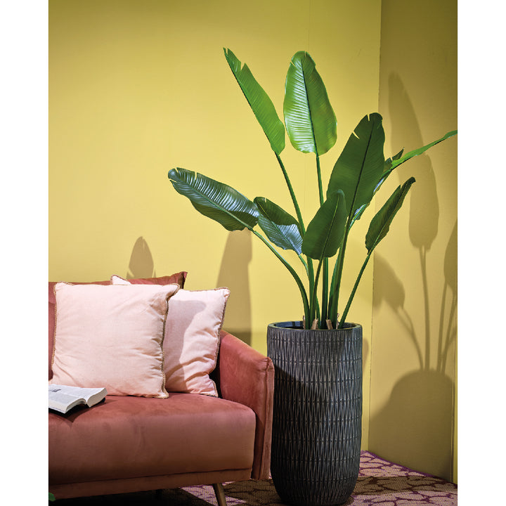Pianta Artificiale Strelitzia in Vaso H 120 cm
