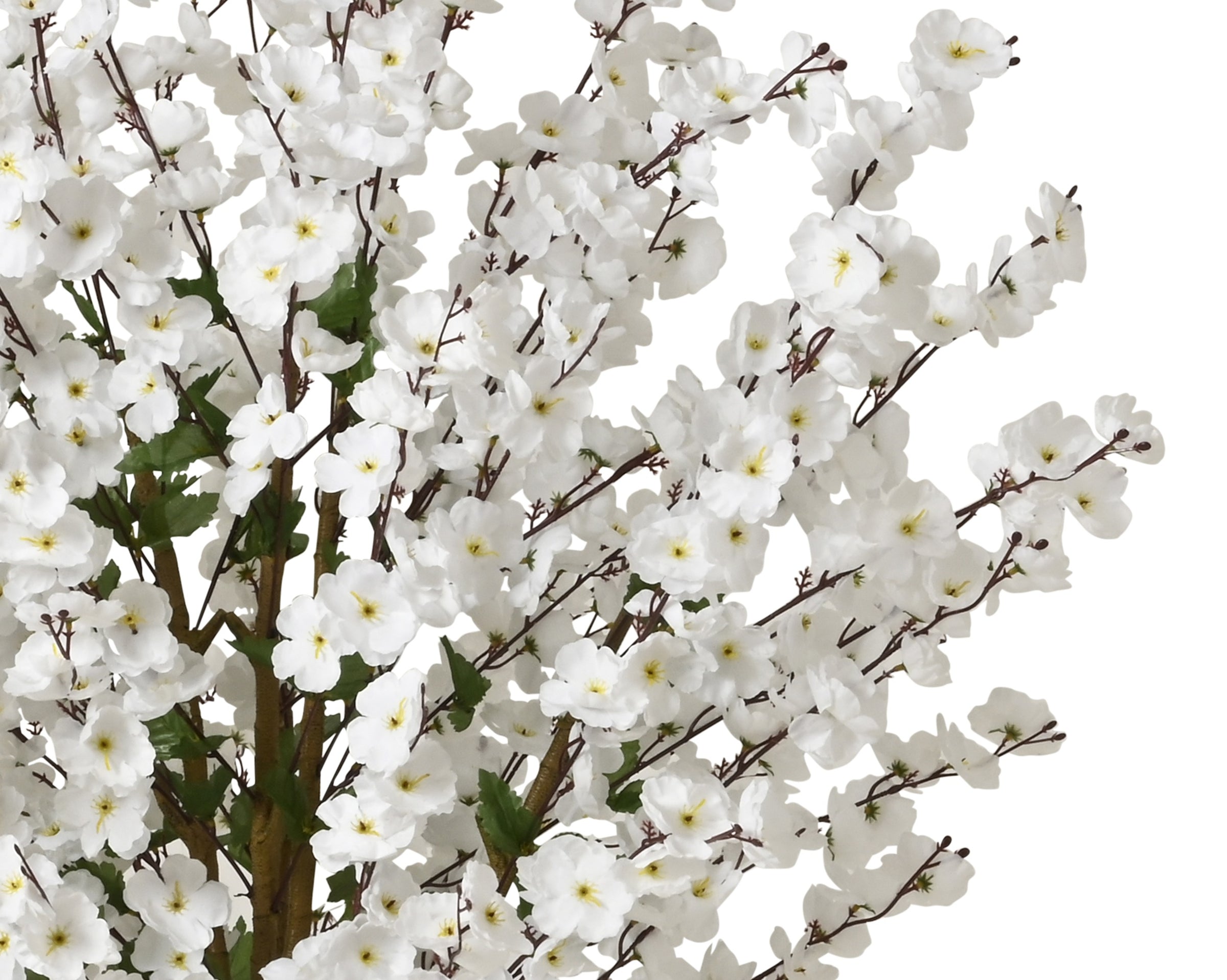 Fiore di Ciliegio Artificiale in Base H 175 cm – Bianco Elegante