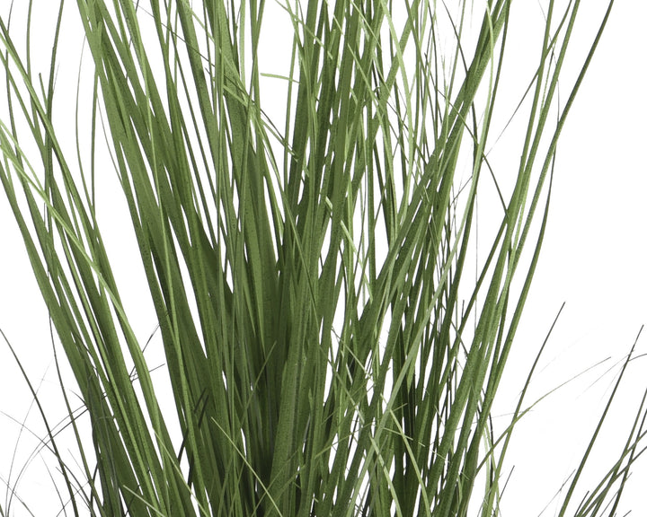 Erba Artificiale in Vaso H 124 cm – Verde Decorativo