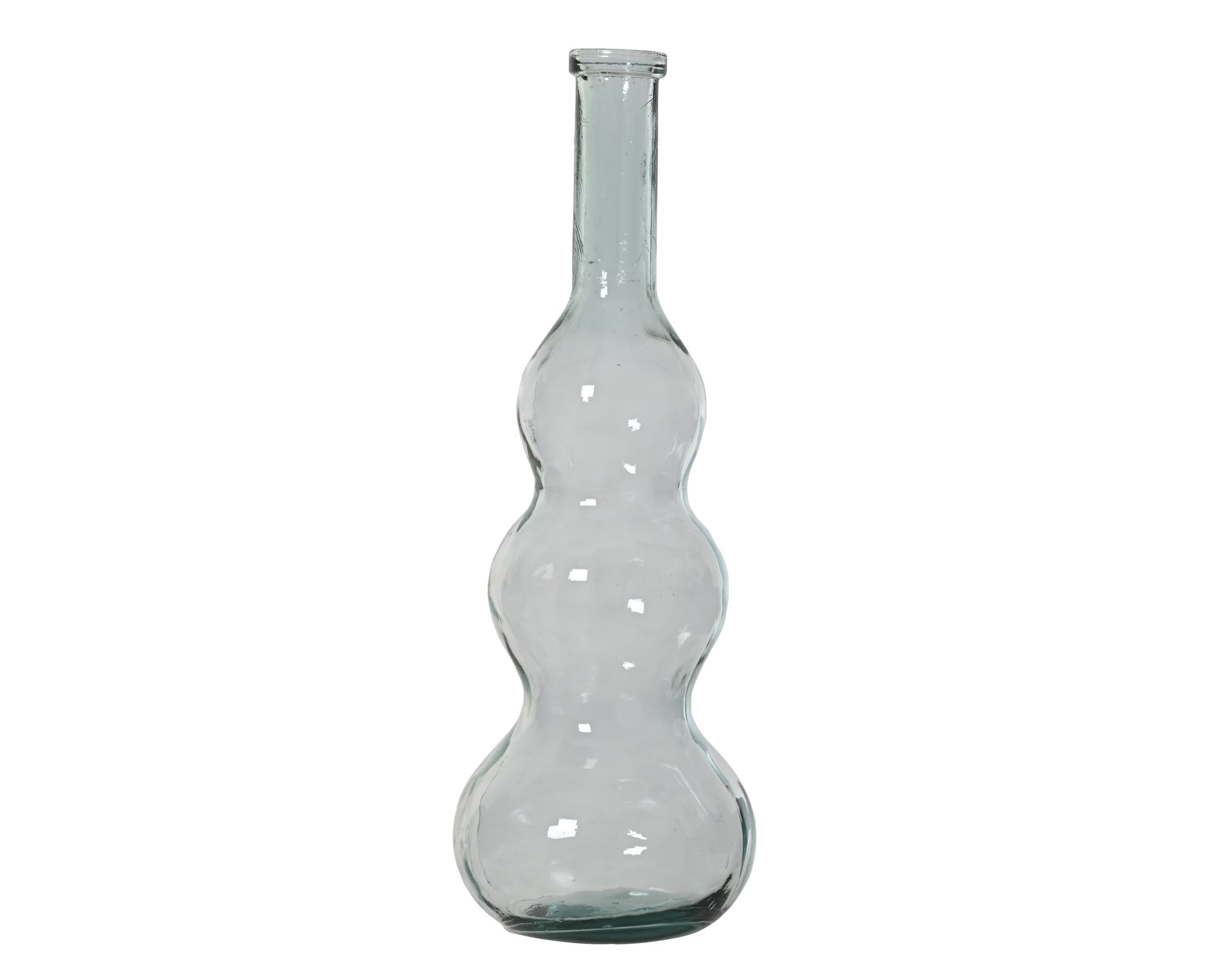 Vaso in Vetro Riciclato Grigio H 100 cm – Design Contemporaneo Cod.810101