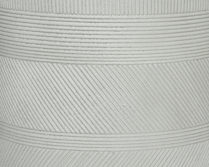 Vaso Liam in fibre clay con gambe in legno – Bianco "Sporco" cod. 850576