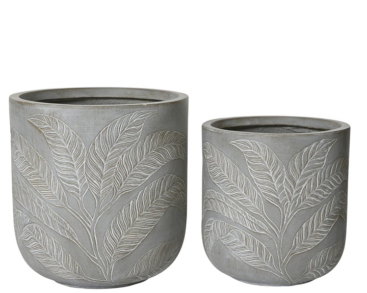 Vaso Coco in fibre clay – grigio lavato cod. 859530