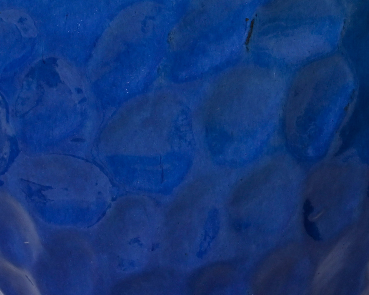 Fioriera Giuly in Terracotta Blu – Vaso da Esterno