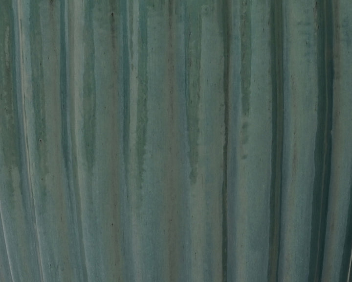 Vaso Audrey in terracotta smaltata – blu cod. 890046