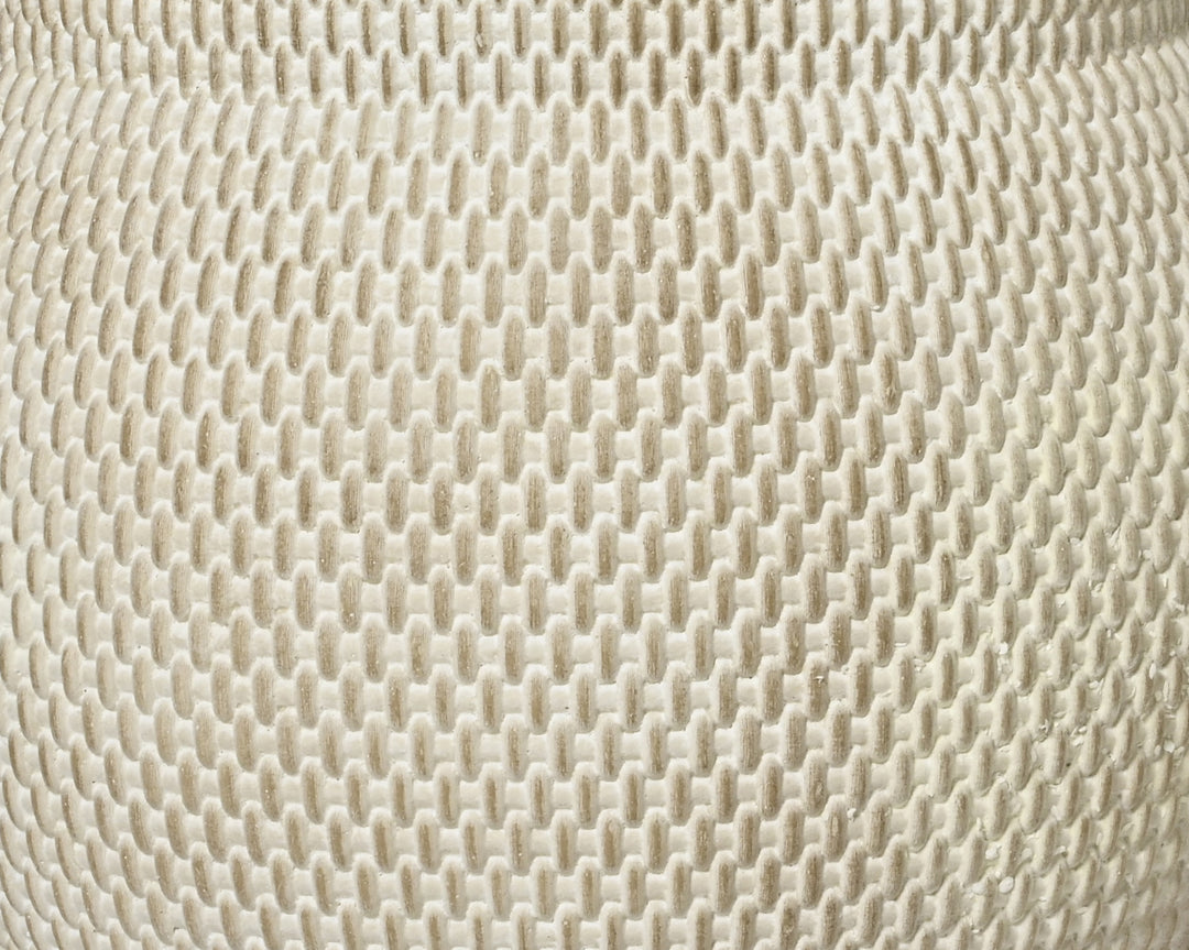 Vaso Jacob in fibre clay – sabbia / warm white cod. 890140