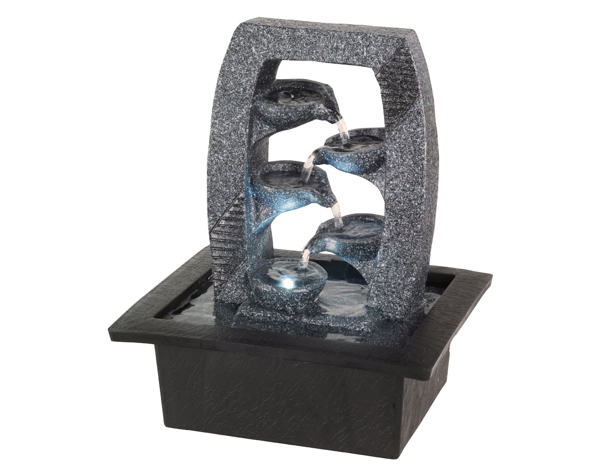 Fontana Design da Interno in Poliresina con Trasformatore