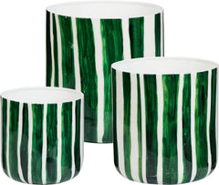 Vaso in Metallo a Righe – Ø 16 / Ø 21 / Ø 23 cm cod. A67825520