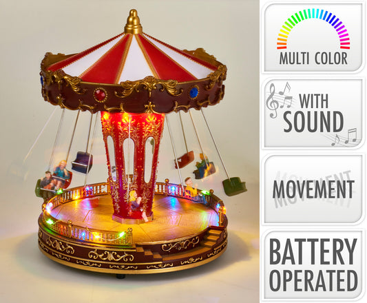 Giostra Natalizia LED con Movimento – 27 cm