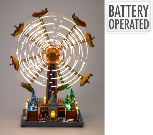 Grande Giostra Natalizia LED con Movimento – 48 cm