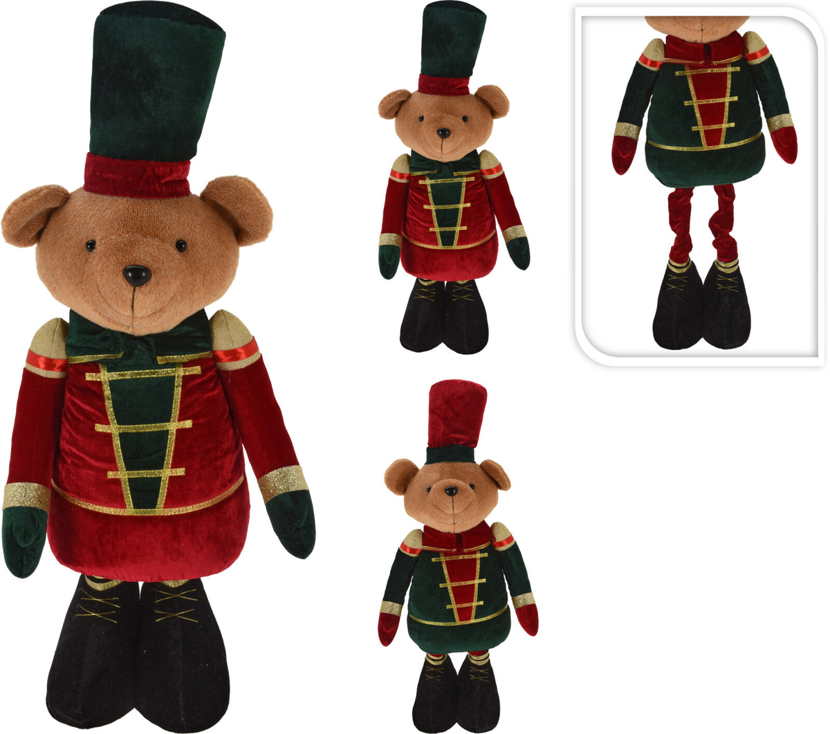 Orso Tessuto 28x17x66-91CM 2AS