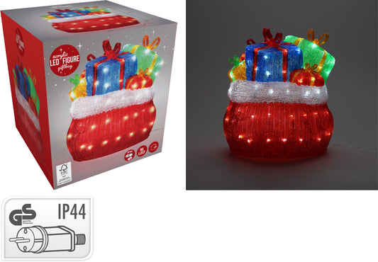 Sacco Doni Acrilico con 96 LED Bianchi – 35 cm (cod. AGX100010)