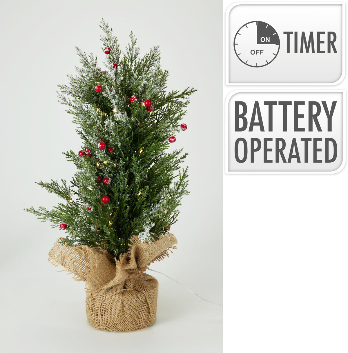 Albero di Natale LED 30x50CM