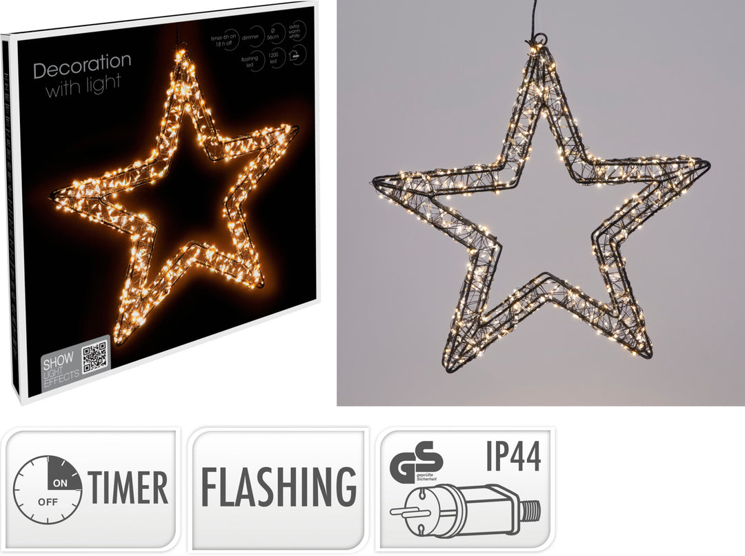 Stella 56CM LED Bianco Caldo