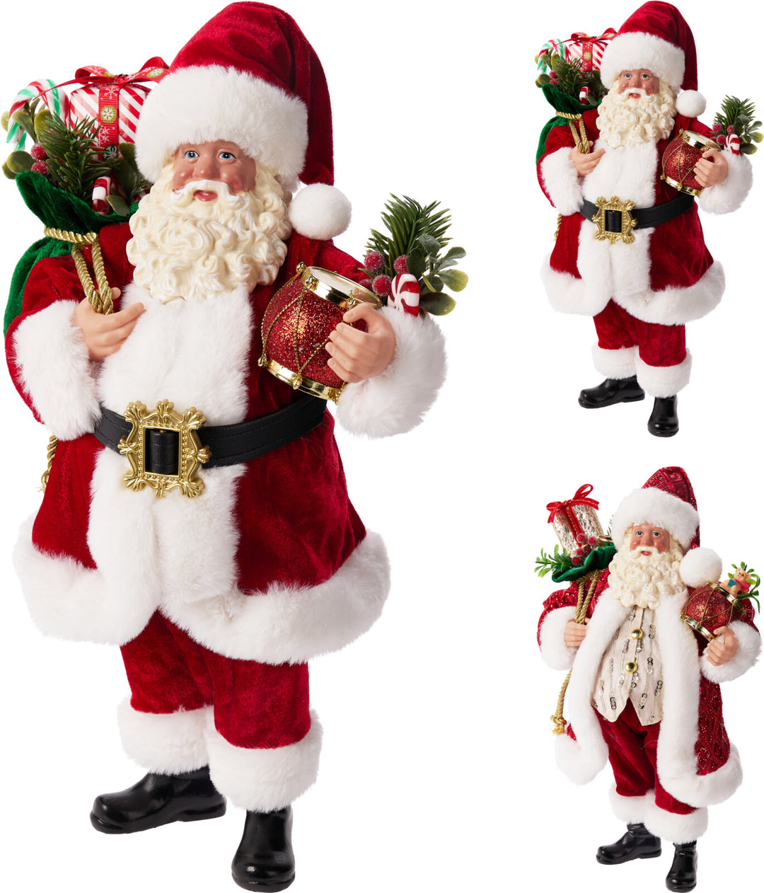 Babbo Natale 38CM Rosso 2 assortiti