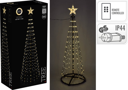 Albero di Natale LED Bianco Caldo 550 Luci – H 300 cm (cod. AX5380620)
