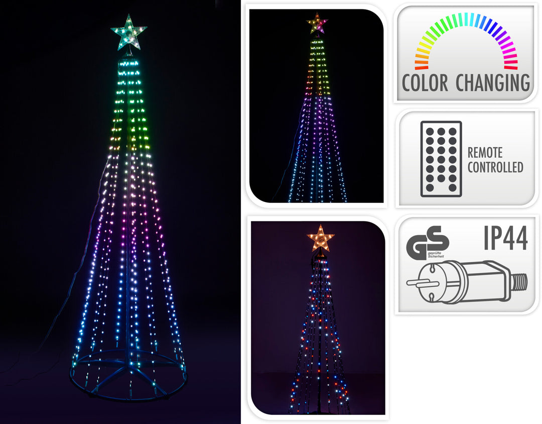 Albero Rgb 550LED 210CM