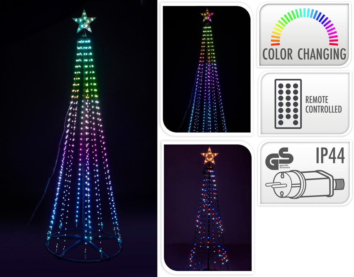 Albero Rgb 910LED 275CM
