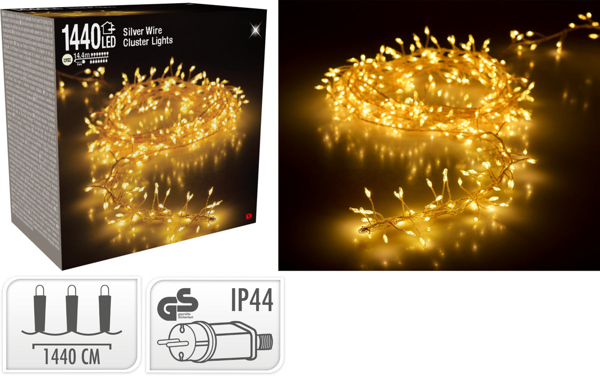 Filo Argento 1440LED Ww Clus