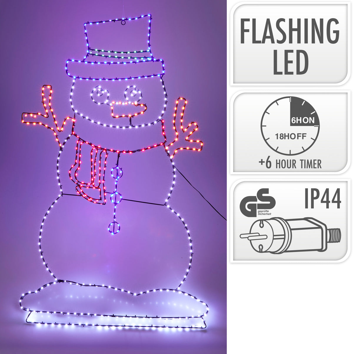 Pupazzo Neve 117CM 446 LED
