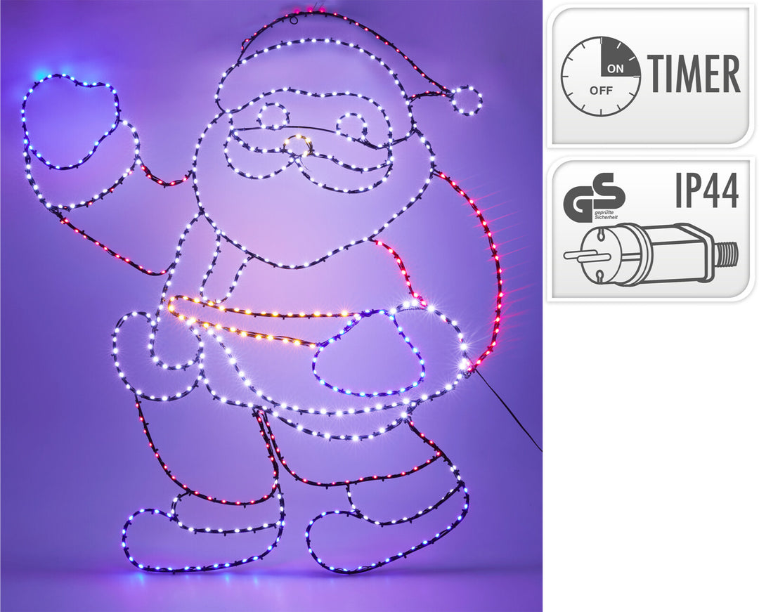 Babbo Natale 110CM 522LED