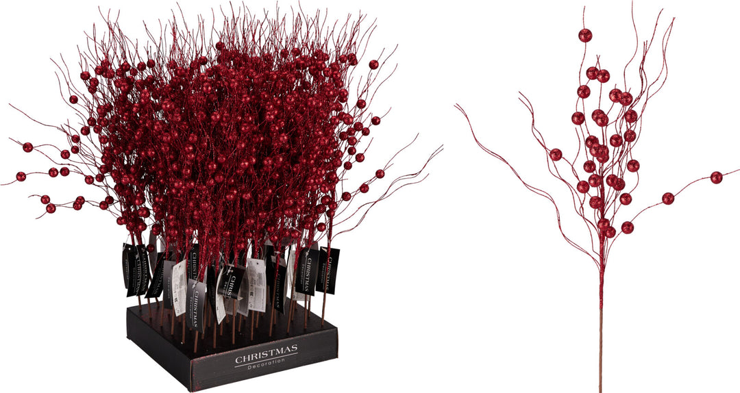 Ramo Natalizio 58CM Rosso