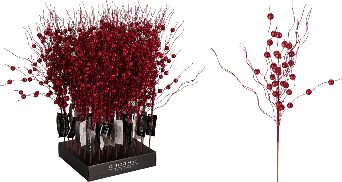 Ramo Natalizio 58CM Rosso