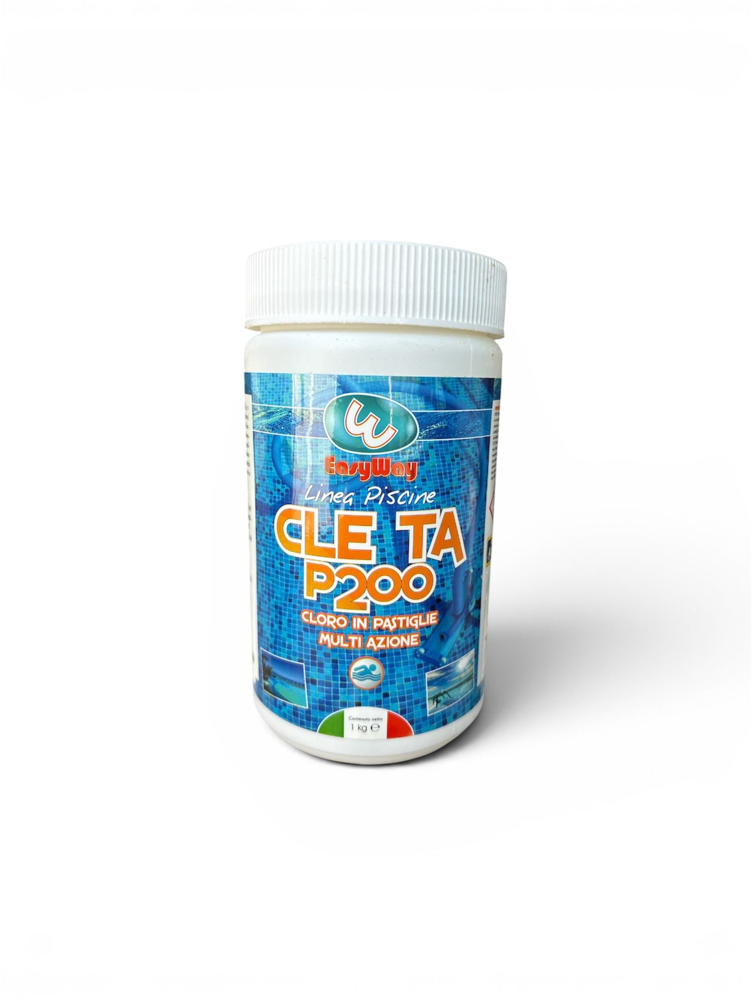 CLE TA P200 - Cloro Tripla Azione Pastiglie 200g - 1 kg