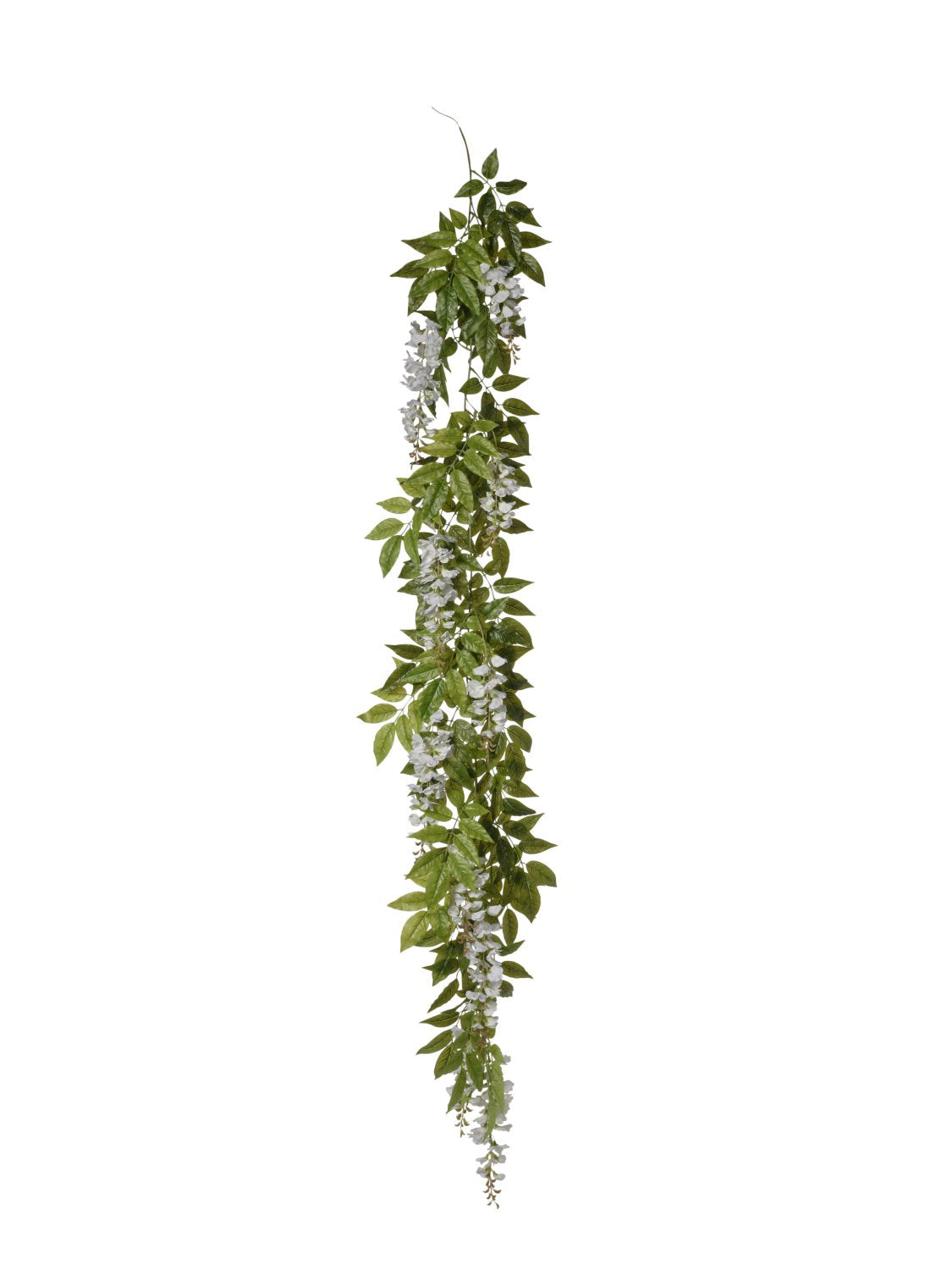 Ghirlanda Glicine Artificiale Bianca 200 cm