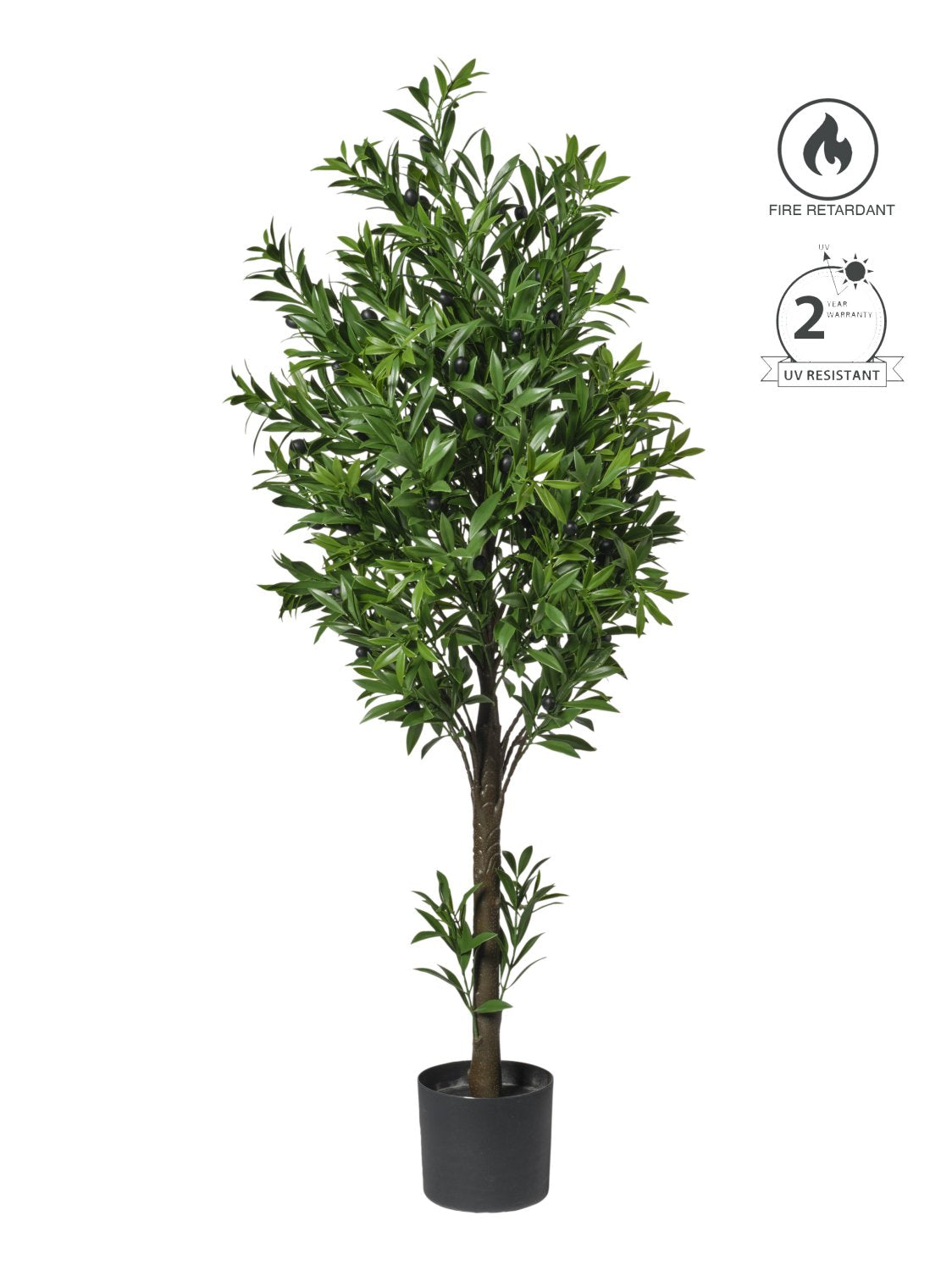 Ulivo Artificiale 120 cm Verde