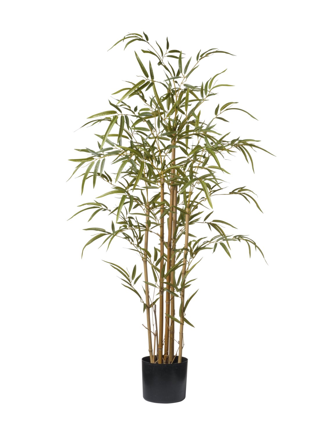Pianta Bamboo Artificiale x5 Fusti con Vaso 120 cm