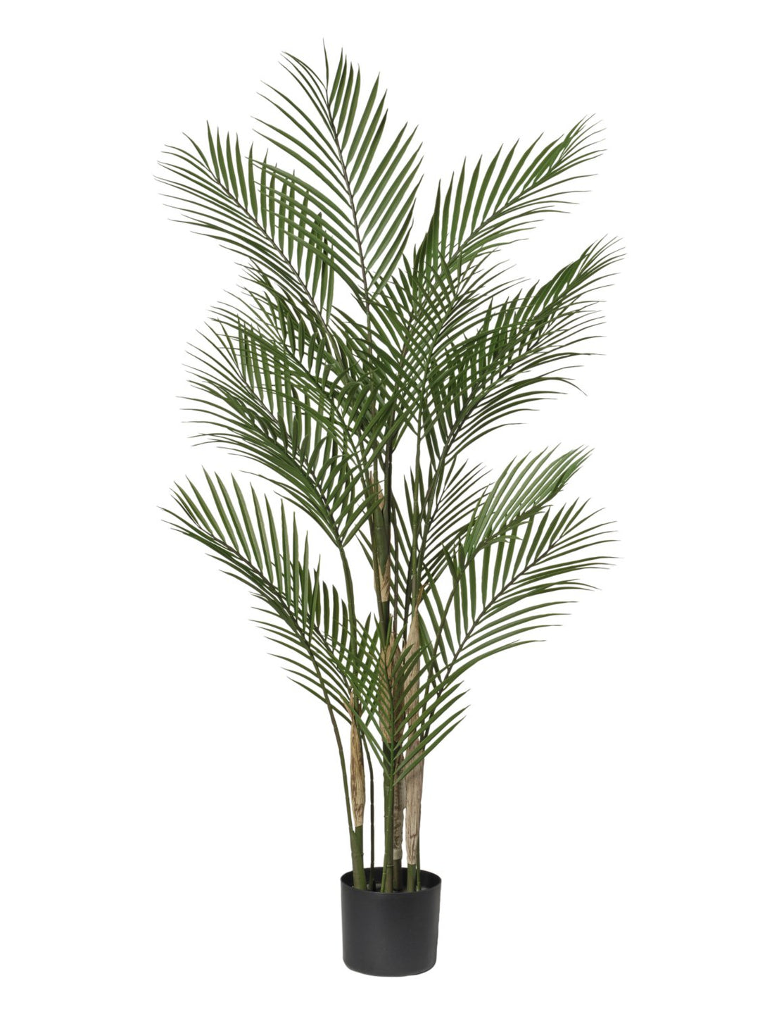 Palma Artificiale x4 120 cm con 17 Foglie