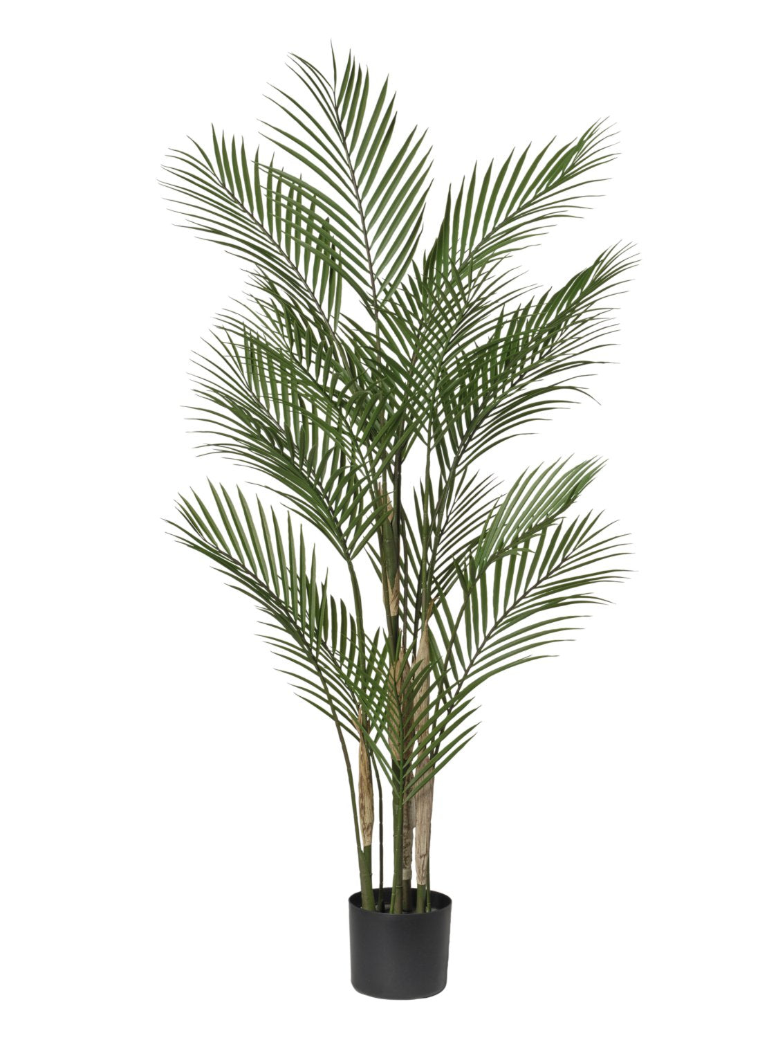 Palma Artificiale x4 120 cm con 17 Foglie