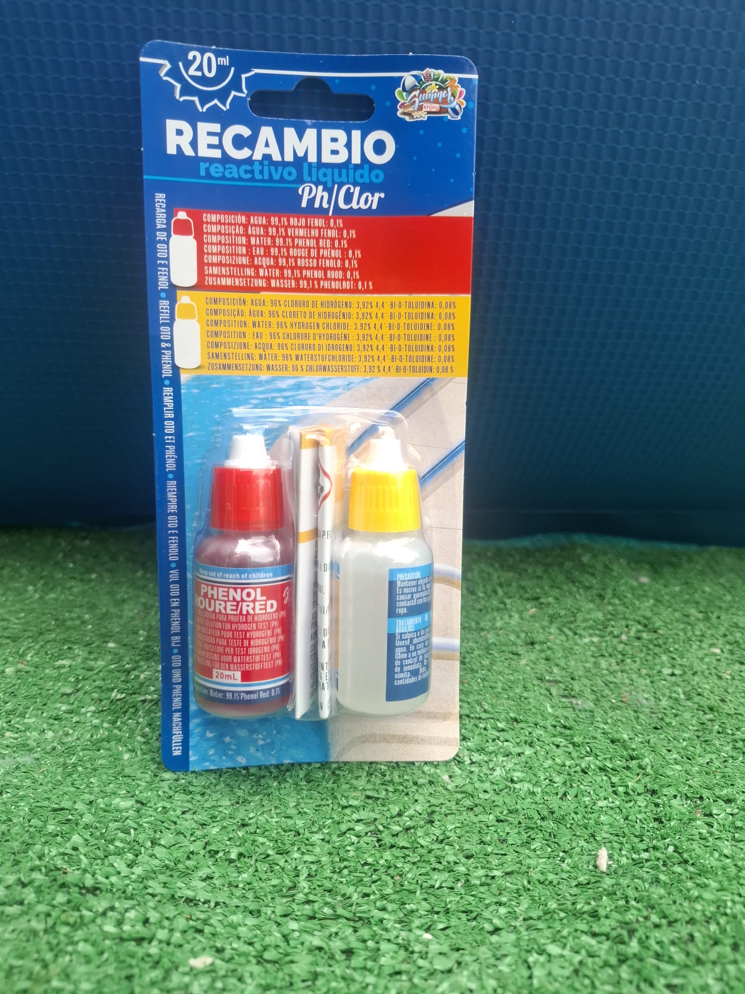 Ricambio Reagenti Piscina — Set OTO e Fenolo 2x20ml