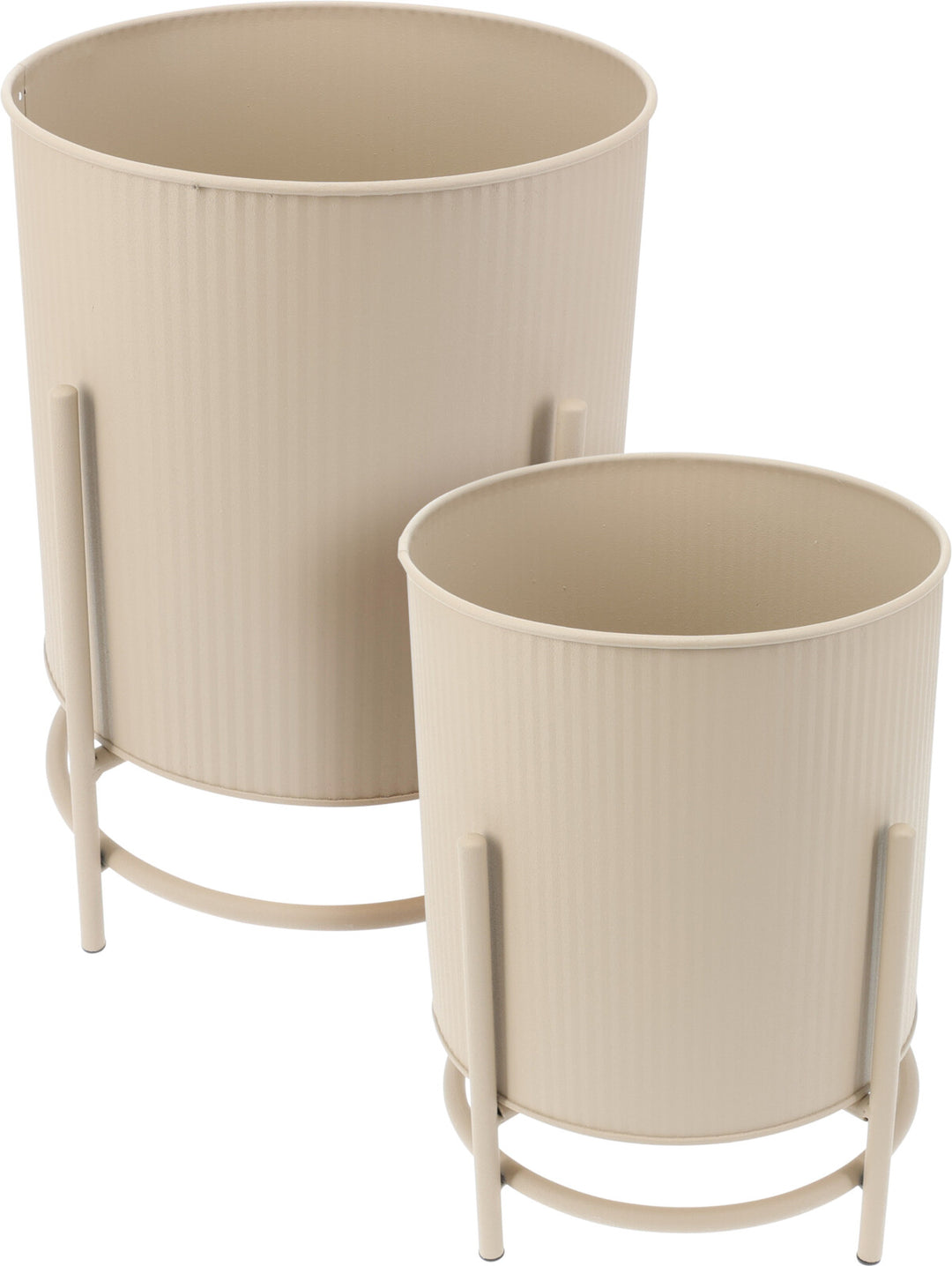 Vaso in Zinco con Supporto cod. FZ1002250/60/70