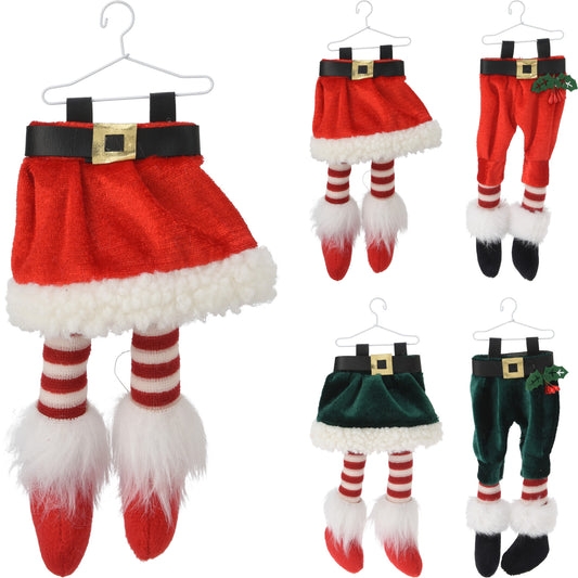 Pendente Natale in Tessuto 18 cm – 4 Assortiti (cod. GR9003120)