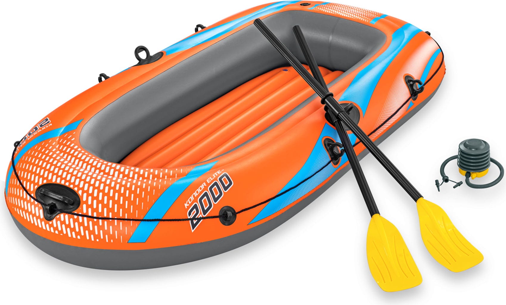 Canotto Gonfiabile Bestway Kondor Elite™ 2000 – 196 x 106 x 31 cm